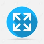50358530 arrows change size icon 1